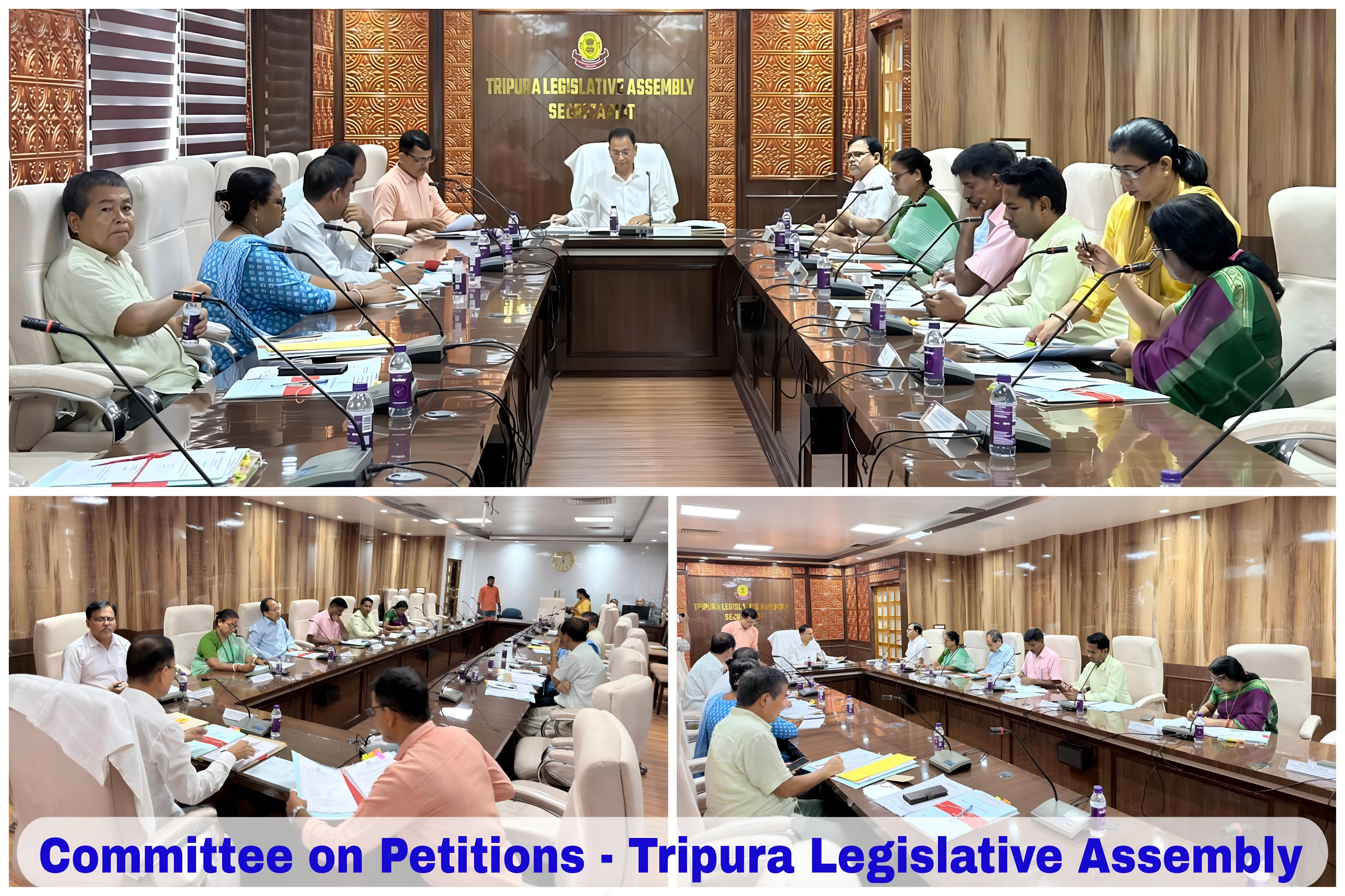 Meeting of the Committee on Petitions of the Tripura Legislative Assem...
